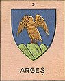 Aquila sorante (Distretto di Argeș, Romania, stemma del periodo 1926-38 e 1940-47)