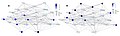 Image 81Topological positions versus mobility: (A) bottom-up groups (sessile and drifters), (B) groups at the top of the food web. Phyto, phytoplankton; MacroAlga, macroalgae; Proto, pelagic protozoa; Crus, Crustacea; PelBact, pelagic bacteria; Echino, Echinoderms; Amph, Amphipods; HerbFish, herbivorous fish; Zoopl, zooplankton; SuspFeed, suspension feeders; Polych, polychaetes; Mugil, Mugilidae; Gastropod, gastropods; Blenny, omnivorous blennies; Decapod, decapods; Dpunt, Diplodus puntazzo; Macropl, macroplankton; PlFish, planktivorous fish; Cephalopod, cephalopods; Mcarni, macrocarnivorous fish; Pisc, piscivorous fish; Bird, seabirds; InvFeed1 through InvFeed4, benthic invertebrate feeders. (from Marine food web)