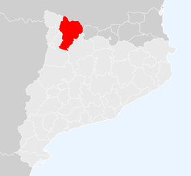 Localisation de Pallars Sobirà