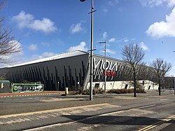 Ice Arena Wales (silloinen Viola Arena) maaliskuussa 2020.