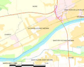 Poziția localității La Chapelle-Saint-Mesmin