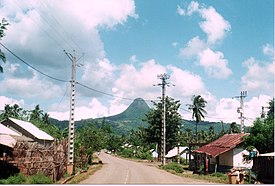 Monte Choungui, visto de Chirongui.