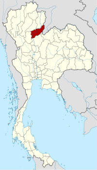 Uttaradit'in Tayland'daki konumu