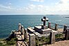 サン・マロ沖のグラン・ベ島の墓地