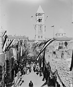 Le cortège officiel de l'empereur Guillaume II le 31 octobre 1898.