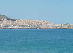 Casbah d'Alger vue depuis la mer