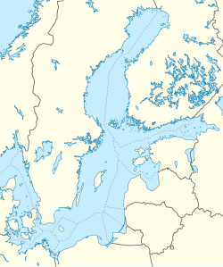 Juodkrantė is located in Baltic Sea