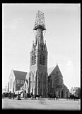 Katedralen år 1903 då skadorna efter jordbävningen 1901 lagas