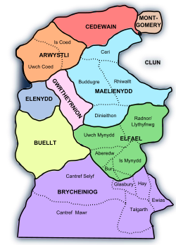 Location of Maelienydd