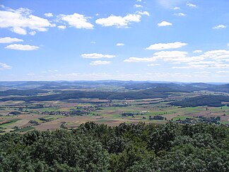 Blick vom Soisberg nach Süden in die Rhön