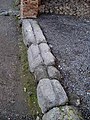 Spoor voor een schuifdeur in Pompeii