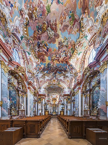 Интерьер церкви в Вильхерингском монастыре[англ.], Верхняя Австрия