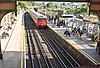 The Underground tracks and platforms at West Brompton station in 2006