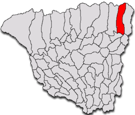 Location in Gorj County