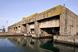 La base sous-marine, vue sud-o.