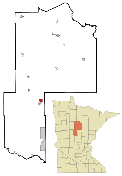 Vị trí trong Quận Cass, Minnesota