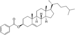 Formula di struttura del benzoato di colesterile