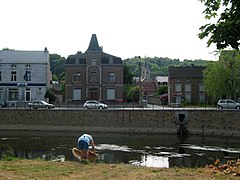 Au bord de l'Ourthe.