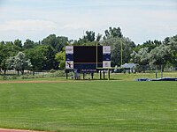 Nottingham Field scoreboard