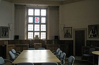 Sodobna sejna soba - kapiteljska dvorana v katedrali Guildford