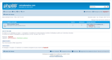 Capture d'écran d'un forum phpBB 3.2.x.