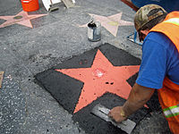 Estrella de Mel Brooks nel Paséu de la Fama de Hollywood, 2010.