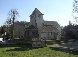 The church in Saint-Poncy