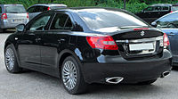 Rear View of the rare Suzuki Kizashi