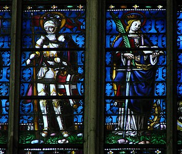 Sainte Catherine of Alexandria and Saint Maurice of Agaune (16th c.)