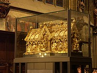 Vorder- und Rückansicht des Marienschreins, Chorhalle, Aachener Dom