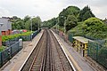 A view from the footbridge.