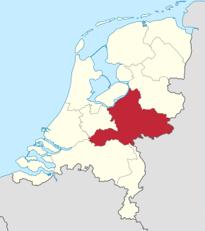 Lokacija Gelderlanda na Nizozemskem
