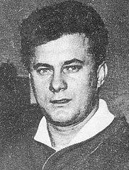 Der zweifache Europameister (1954/1958) und Olympiazweite von 1956 Janusz Sidło belegte Rang acht