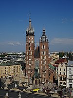 Widok na Kościół Mariacki