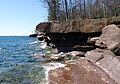 Lake Superior shoreline from Madeline Island in the Apostles
