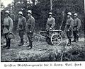 Leichtes MG 08/15 beim Transport