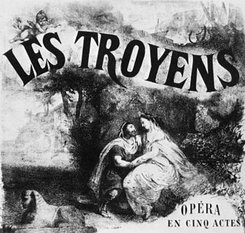 Poster der Uraufführung 1863