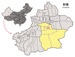 博湖县的地理位置