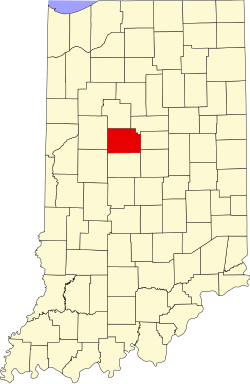 Elhelyezkedése Indiana államban