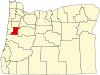Comitatul Benton map