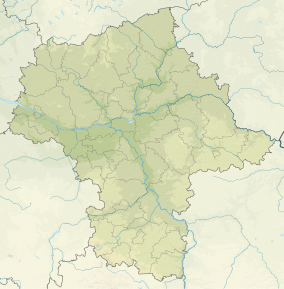 Map showing the location of Kampinos National Park