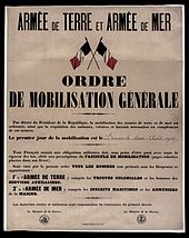 Affiche à fond beige avec gros caractère noirs et deux drapeaux tricolores.