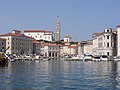 The Adriatic town of Пиран