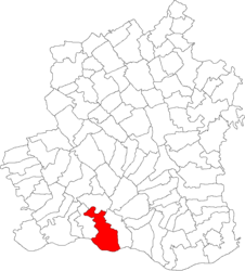 Location in Teleorman County