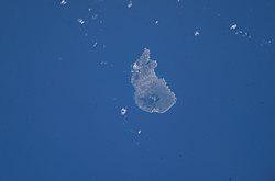 Sint Eustatius, knipset faan a ISS