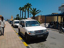 Taxi touristique Mitsubishi Pajero en Tunisie