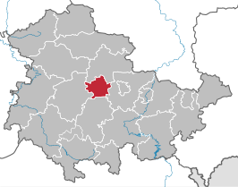 Kaart van Erfurt