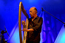 Alan Stivell, concert in Brest op 15 augustus 2013.