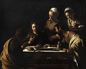Caravaggio: "Supper in Emmaus"