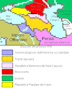 Repubblica Sovietica del Terek - Localizzazione